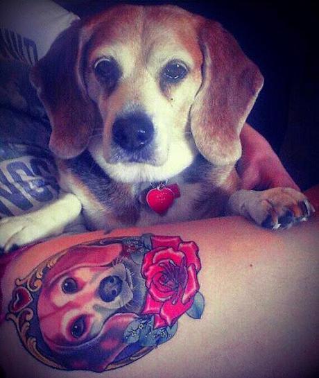 Beagle tatuaje beagle-tattoo