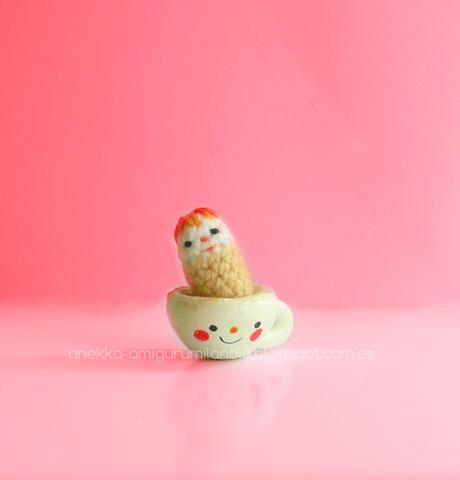 porcelain figures and crochet