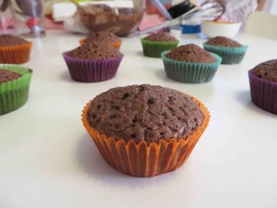 Magdalenas de Nutella / Nutella cupcakes