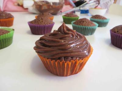 Magdalenas de Nutella / Nutella cupcakes