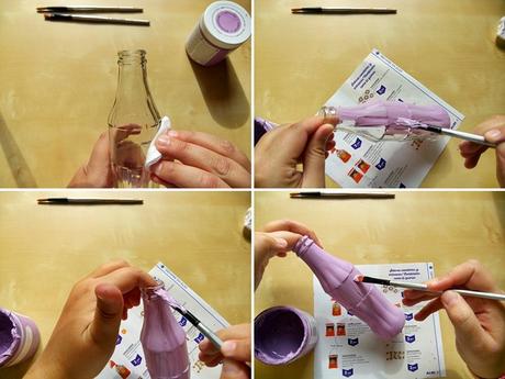 #6botellines6técnicas 2- Chalk paint