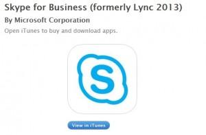 Skype para negocios en iOS