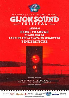 Gijón Sound Festival 2016: Tindersticks, Berri Txarrak, Airbag, Pauline en la Playa, Black Horde...