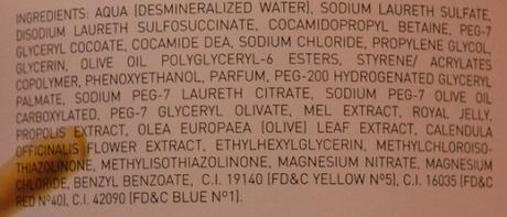 El Gel de Baño de la nueva gama de Aceite de Oliva Virgen Extra y Miel de LA CHINATA