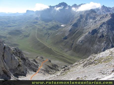 Ruta Canal Grajas y Covarones Cortes:  Salida de Covarones por la parte baja