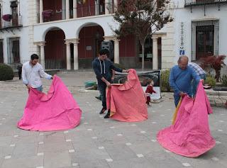 TOREO DE SALÓN EN PLENO CENTRO DE PRIEGO