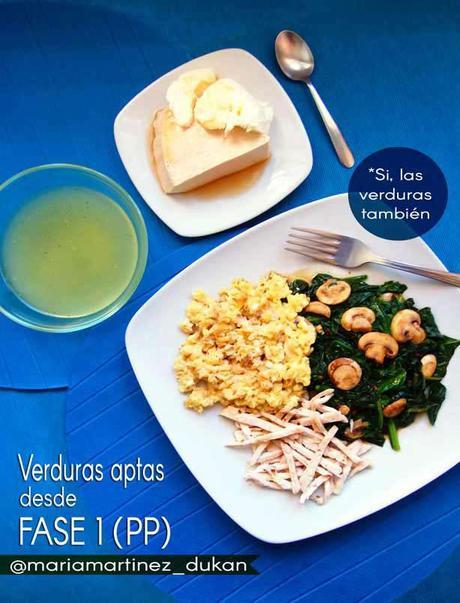 Dieta Dukan: Verduras aptas desde fase 1 (Ataque) y para días de Proteína Pura