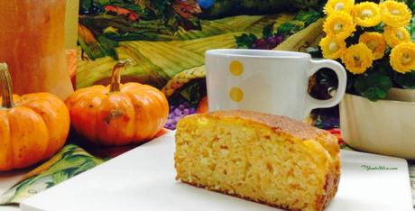 Bizcocho de calabaza y coco