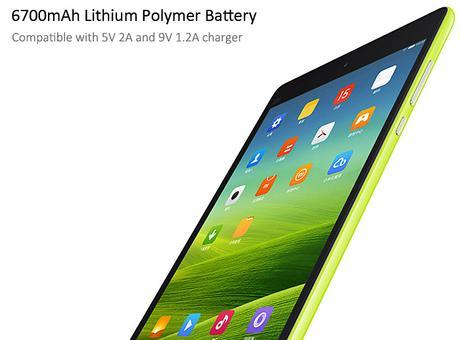 Xiaomi MiPad, tablet referente Xiaomi MiPad