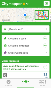 Inicio - Citymapper