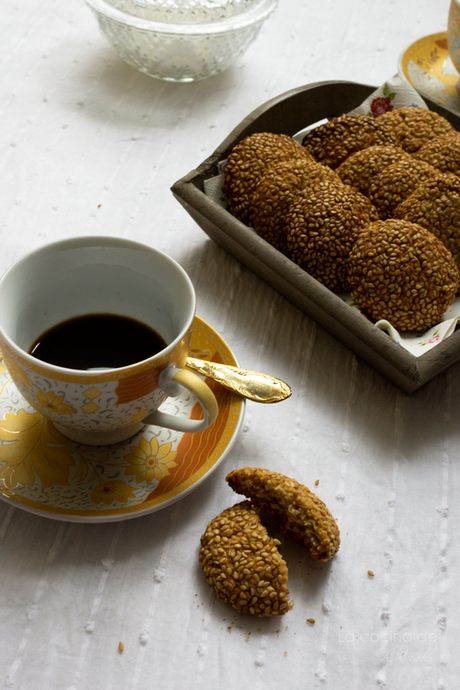 Galletas de sésamo y miel