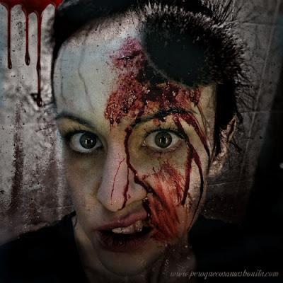 Zombie del maquillaje para Halloween Zombie del maquillaje para Halloween