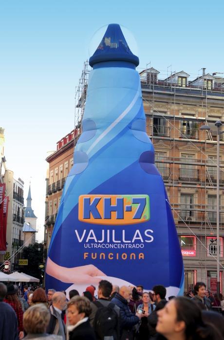 KH-7 calienta Madrid con una acción de street marketing #MadridSeCalienta