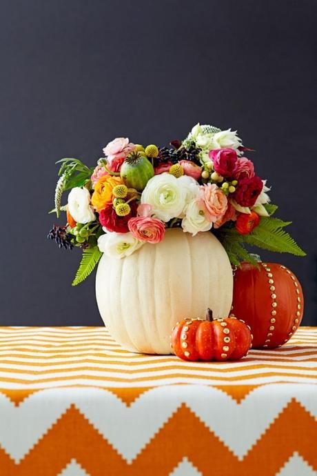 10 ideas para un Halloween muy deco Calabazas de flores