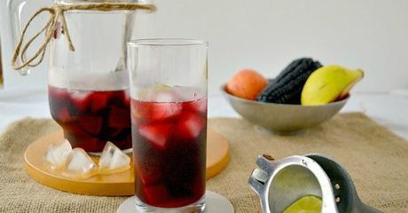 Chicha morada - Bebida de maíz peruana #AiresdePerú