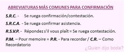 Se Ruega Confirmación