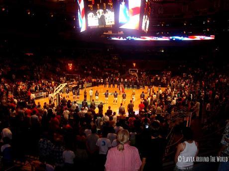 Partido de la WNBA en el Madison Square Garden