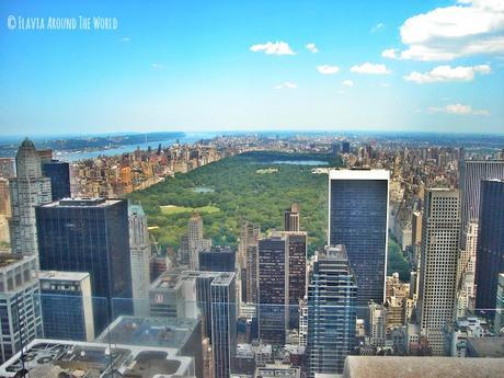 Vistas de Central Park desde el edificio Rockefeller Vistas de Central Park desde el edificio Rockefeller