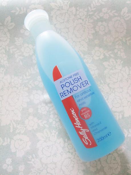 Quitaesmalte sin acetona Sally Hansen 