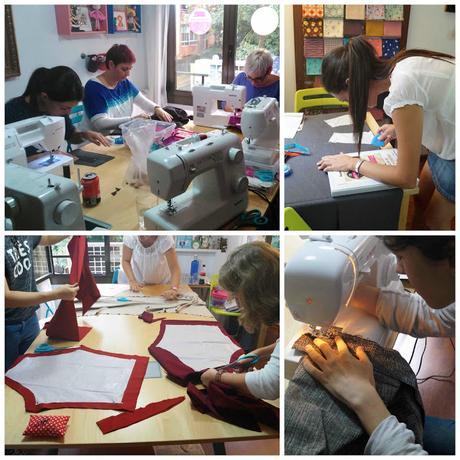 Los talleres de la Academia Burda en The Crafty Room / Burda workshops at The Crafty Room