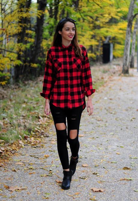 CAMISA DE CUADROS ROJA