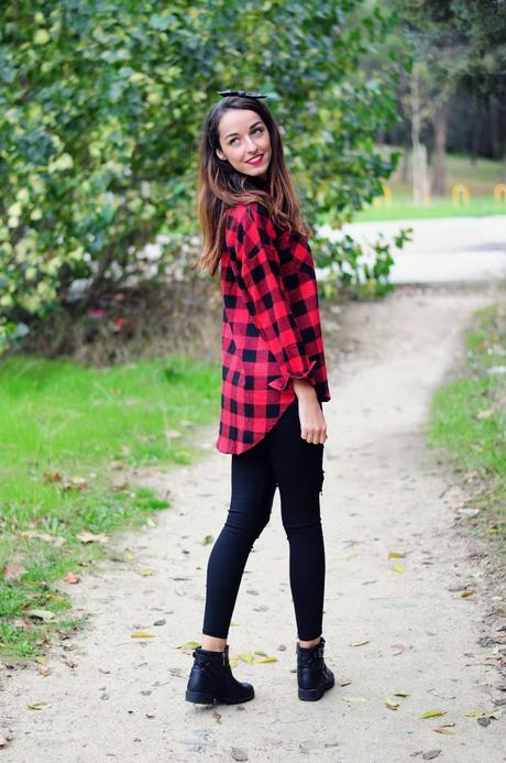 CAMISA DE CUADROS ROJA