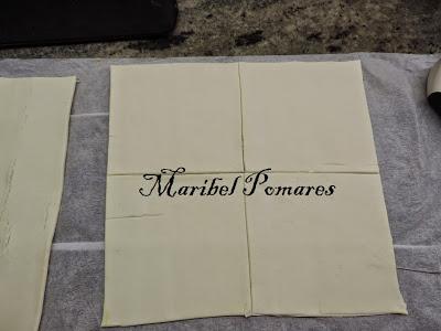 Tartaletas de hojaldre a la carbonara.