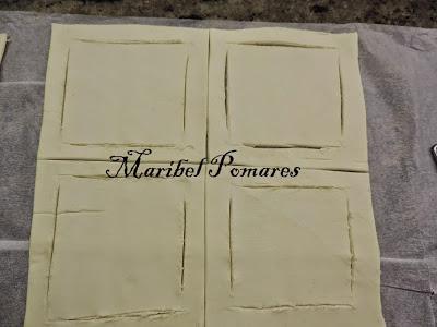 Tartaletas de hojaldre a la carbonara.