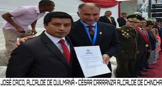 Invitado de honor: ALCALDE DE QUILMANÁ PRESENTE EN EL ANIVERSARIO DE CHINCHA…