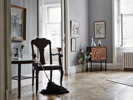 Paredes Grises Moldurasblancas