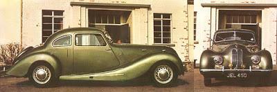 Bristol 400 casi igual al BMW 328