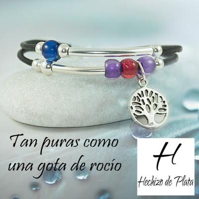 pulsera personalizable de Hechizo de plata Joyería