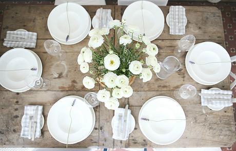 PON UNA VAJILLA BLANCA EN TU VIDA y haz una mesa así de bonita! PON UNA VAJILLA BLANCA EN TU VIDA y haz una mesa así de bonita!