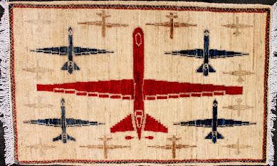 Tejedores afganos están poniendo imágenes de drones en sus alfombras como una forma de protesta silenciosa