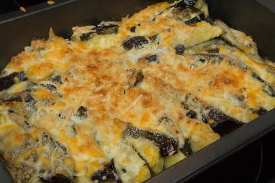 Verduras con queso a la miel gratinadas