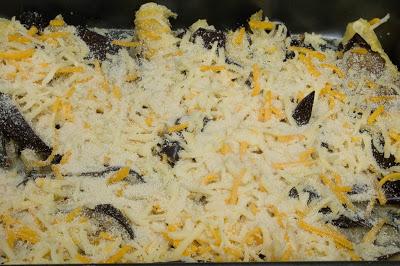 Verduras con queso a la miel gratinadas