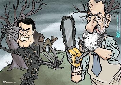 Rajoy y Mas