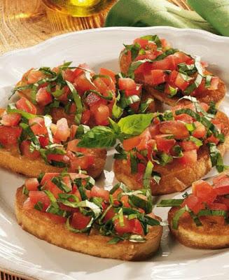 Bruschettas con tomates