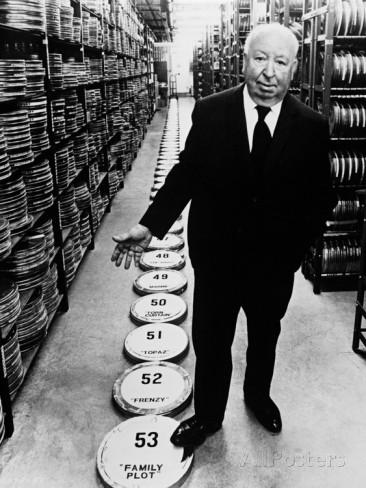 Lámina Alfred Hitchcock