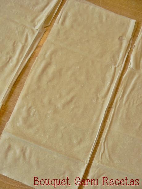 Rollitos de cebollas y queso azul