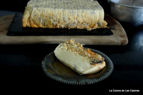 Pastel de Mejillones en Escabeche y Sucedáneo de Caviar