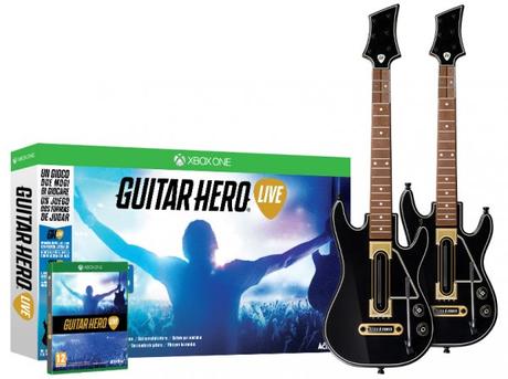 guitar hero 2015 dos guitarras xboxone