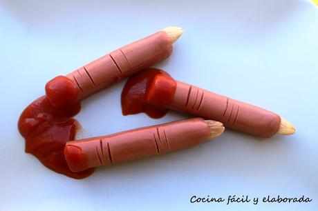 DEDOS DE BRUJA (RECETAS DE HALLOWEEN)