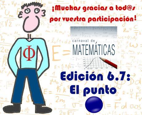 Resumen de la 'Edición 6.7: El punto' Carnaval de Matemáticas