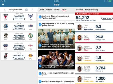NBA, una gran aplicación para los seguidores del basket nba