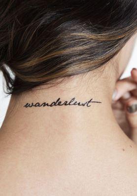 wanderlust tattoo