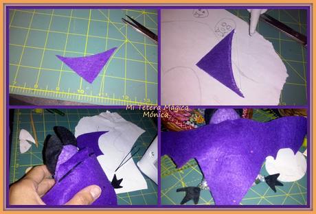 Murcielago de Halloween: tutorial y patrones...