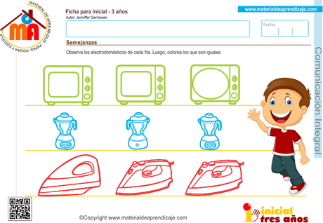 Semejanzas 2 – Comunicación integral 3 años Semejanzas 2 – Comunicación integral 3 años