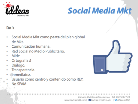 Lo que debes hacer social media marketing