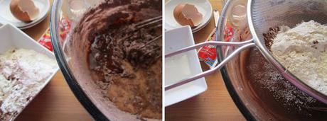 Muffins de chocolate y cerezas